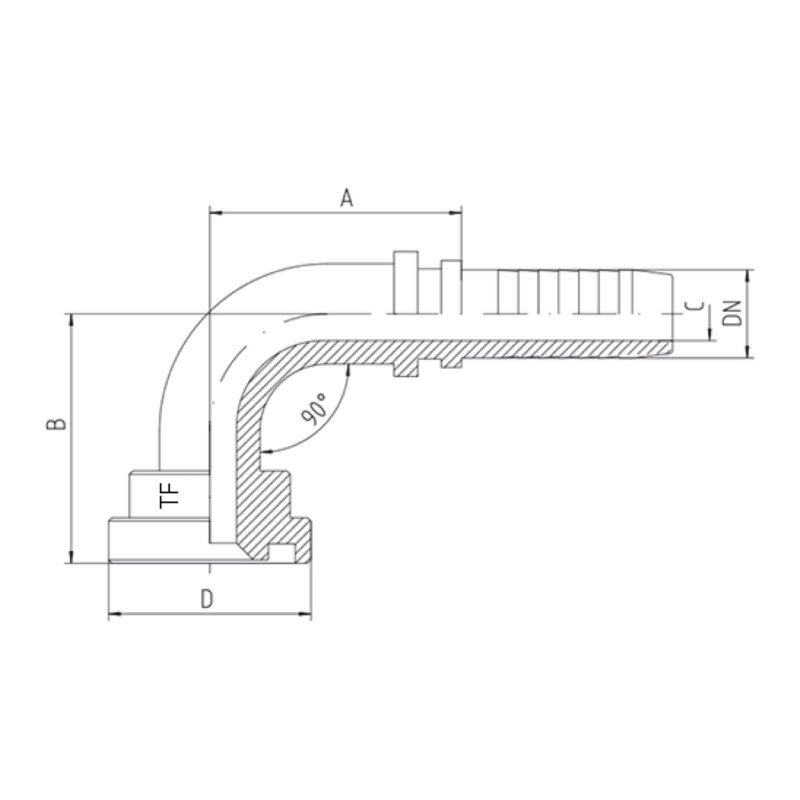 SAE 3000-6000 PSI 90° - Görsel 2